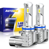 AutoOne HB4/9006 front view emitting 6000K daylight for clear night visibility