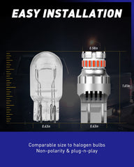 AUTOONE long-life LEDs provide up to 50,000 hours of service.