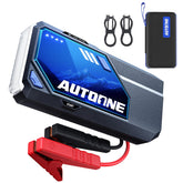 AUTOONE M5 front view, compact jump starter ready for emergencies.