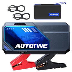 AUTOONE M6 front view showing portable jump starter for quick engine starts
