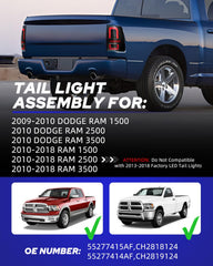 AUTOONE passenger-side transparent LED Ram tail light improves rear visibility