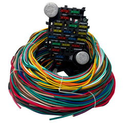 Auto Parts Prodigy harness connects dash components and fuse box neatly