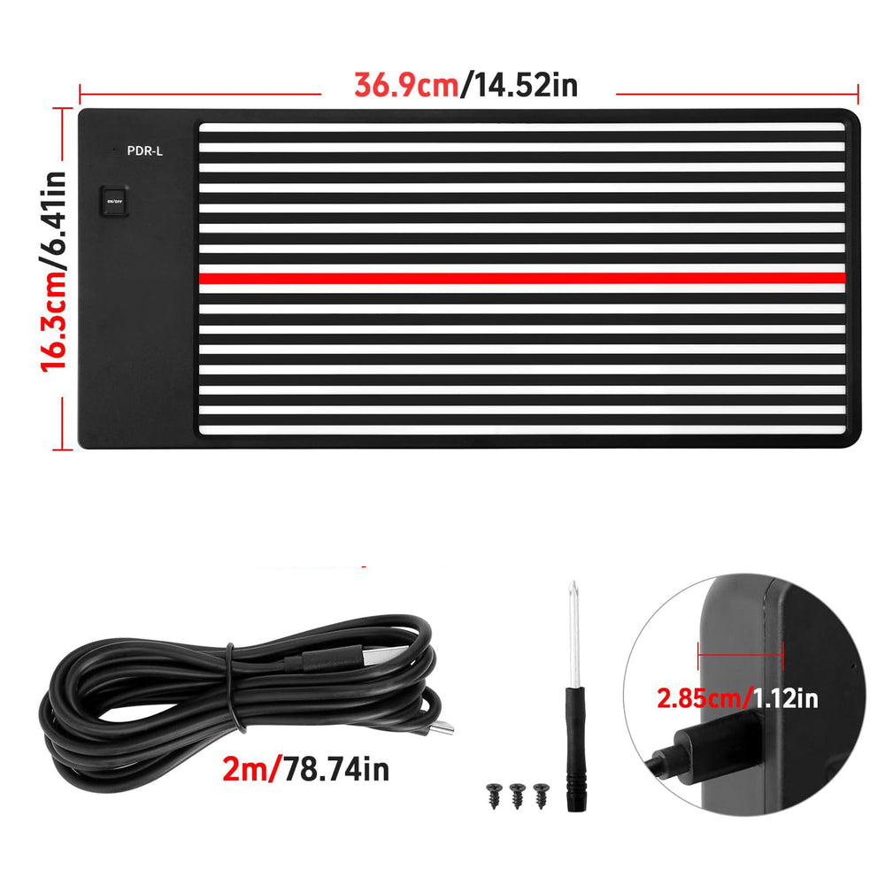 AUTOPDR Dent Puller package contents: light board and USB cable included.