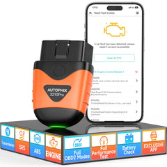 Autophix 3210 Pro OBD2 scanner front view for easy on-the-road diagnostics