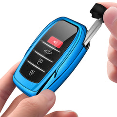 Autophone keychain included with blue fob cover for on-the-go convenience.