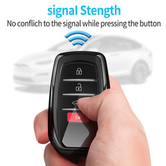 Autophone key fob cover for Toyota Corolla with easy valet access.