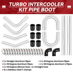 Autoptzxd 45-degree intercooler elbow for efficient routing with minimal resistance