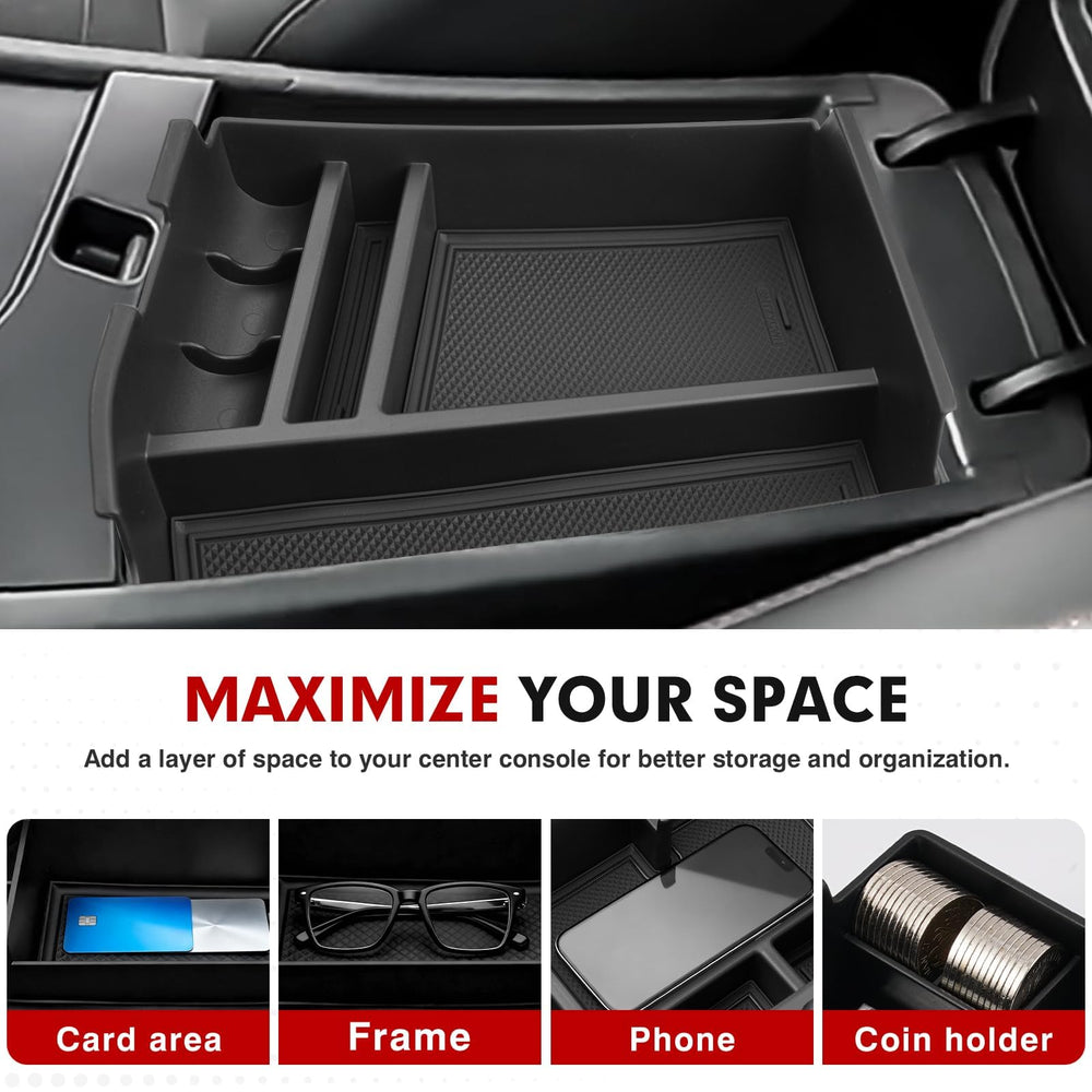 Autorder ABS shell center console tray with durable OEM-like finish.