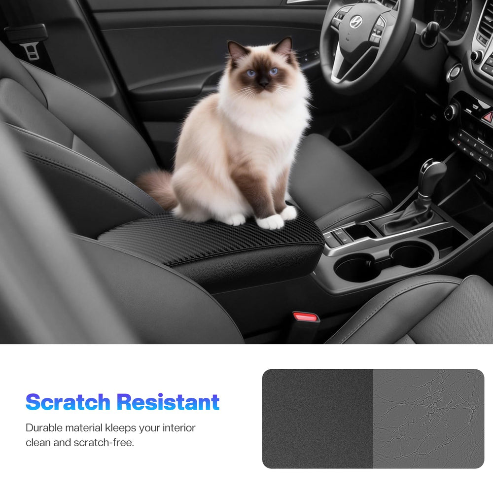 Autorder armrest protector installs securely with a slip-free fit.