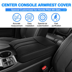 Autorder armrest protector in soft vegan leather guards against scratches