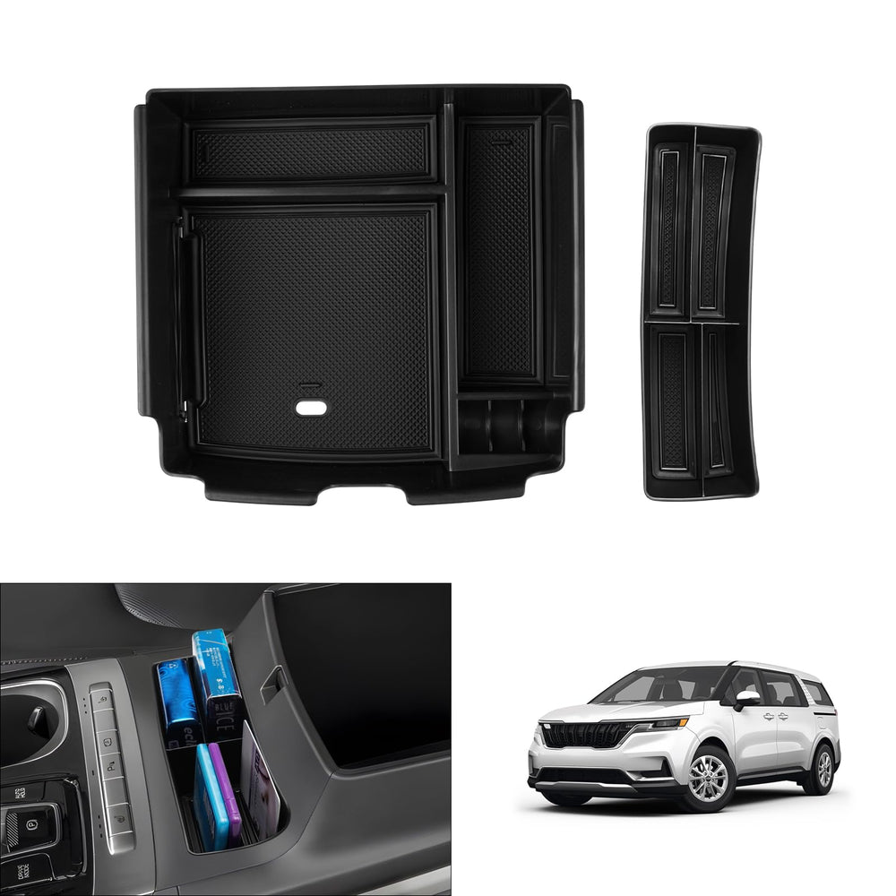Autorder Carnival front tray keeps keys and phones organized in the center console.