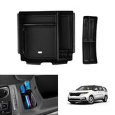 Autorder Carnival front tray keeps keys and phones organized in the center console.