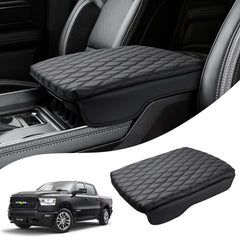 Autorder center console cover on bucket-seat Ram protects the armrest from wear
