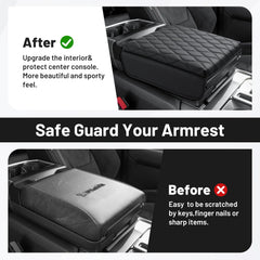 Autorder center console cover interior view highlights sleek look