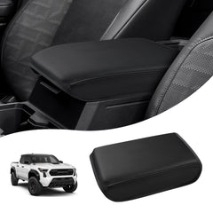 Autorder center-console-cover on Toyota Tacoma 2024–2026 protecting wear while keeping a neat interior