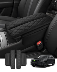 Autorder CX-50 center console cover in leather protects from wear and creasing.