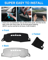 Autorder dash cover anti-glare for clearer daytime driving.
