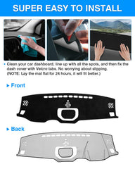Autorder dash cover easy install requires no adhesive.