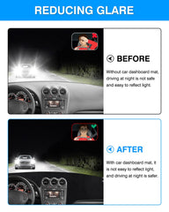 Autorder dash cover nonslip-back prevents movement for safer driving.