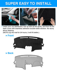 Autorder dash cover with sensor and vent cutouts ensures precise fit.