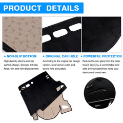 Autorder dash cover reduces sun exposure and UV glare for Corolla.
