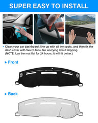 Autorder dash cover blocks UV rays, reducing glare for a calmer drive.
