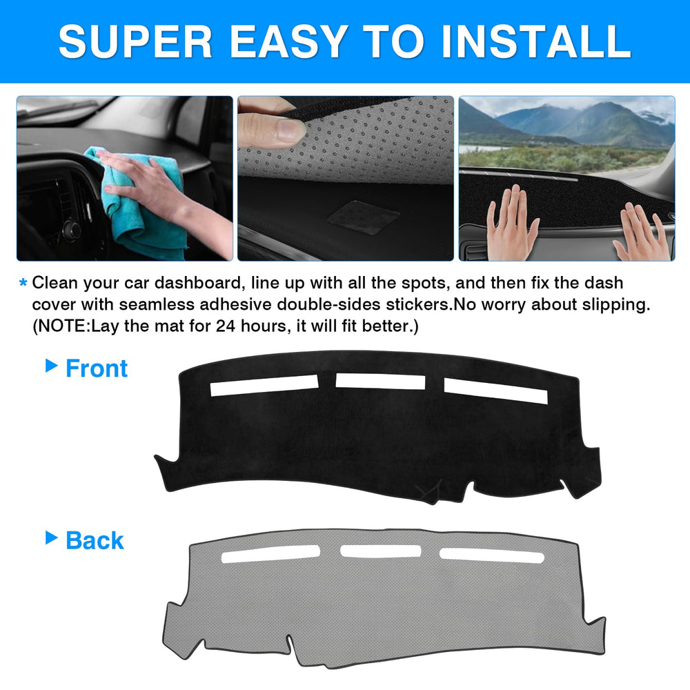 Autorder Avalanche dashboard cover safeguards the front panel from sun damage