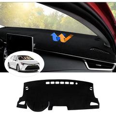 Autorder dashboard cover for Corolla with precise left-dash fit and sensor cutouts, guards against sun glare.