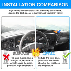 Autorder Yukon XL dashboard cover keeps the dash cooler with heat-absorbent fabric