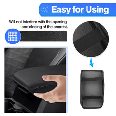 Autorder easy-install center console demonstrating a secure, tool-free fit for Tacoma