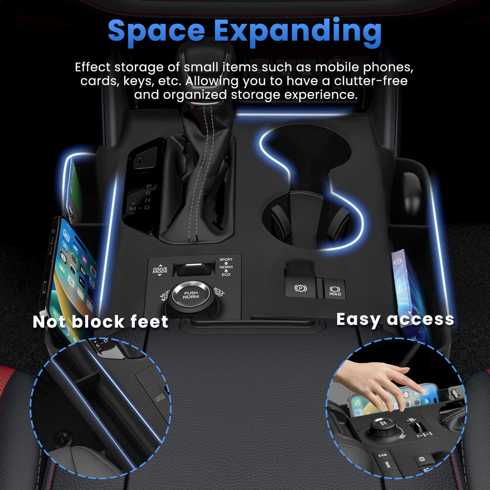 Autorder easy-install and washable organizer for quick refresh.