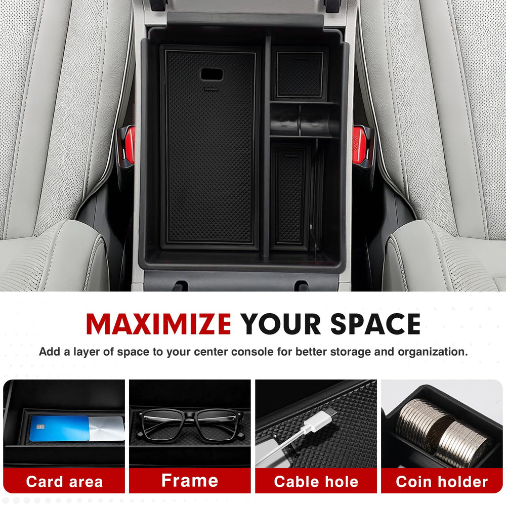Autorder OEM-style storage box blends with Santa Cruz interior aesthetics