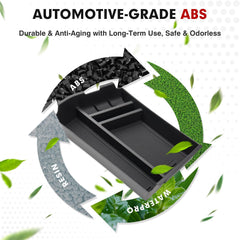 Autorder organized interior helps access keys and phone faster.