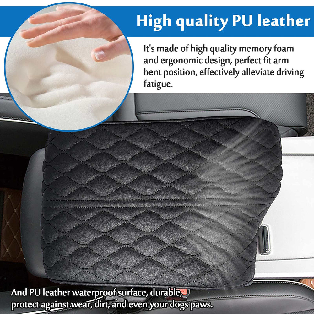 Autorder Palisade center-console-cover installed for a tight, slip-free fit.