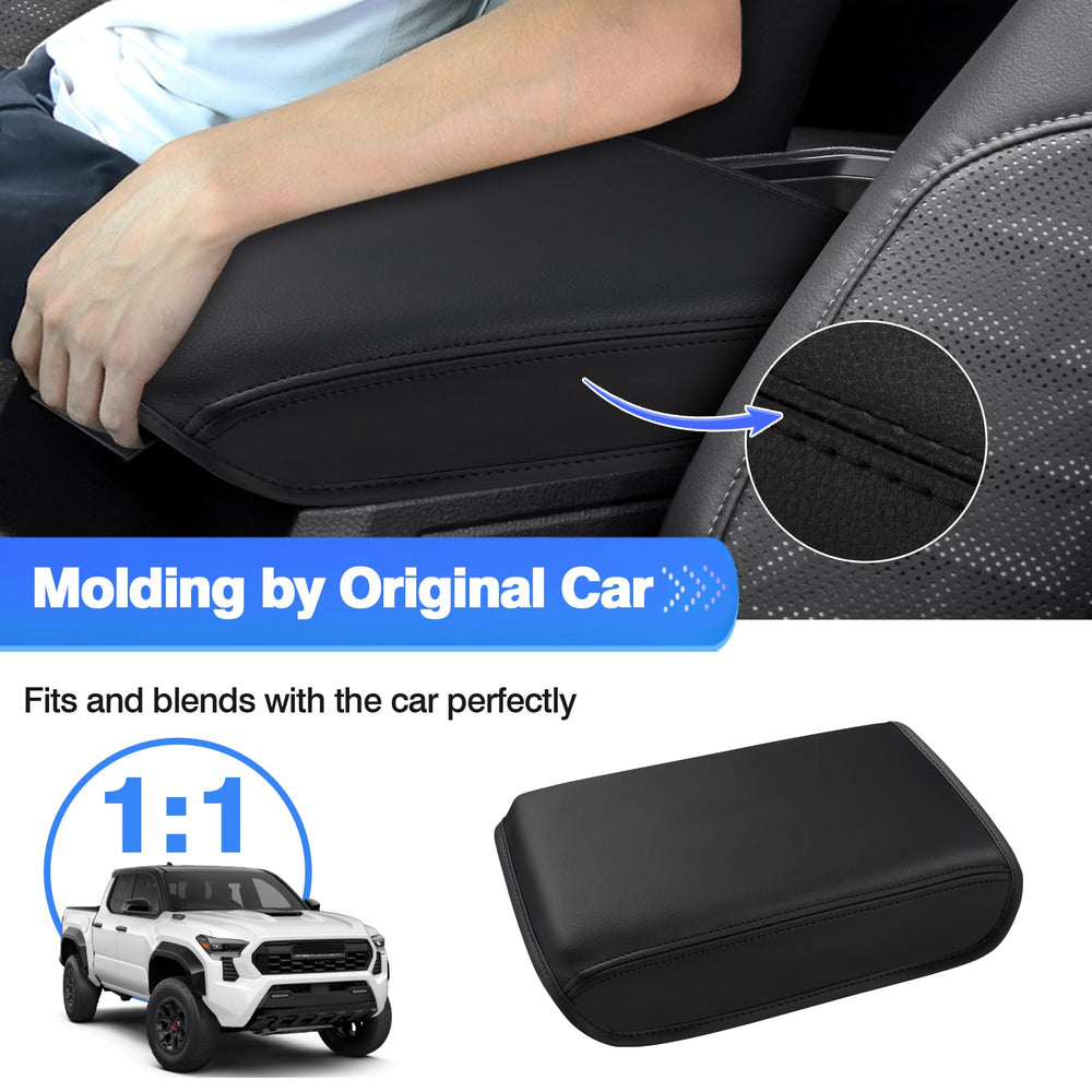 Autorder scratch-protection lid guarding against everyday wear on the Tacoma armrest