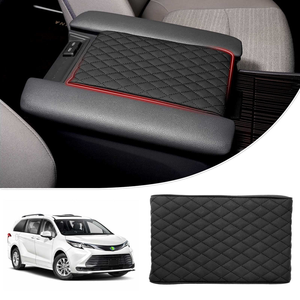 Autorder Sienna center console cover armrest cushion boosts comfort on long drives.