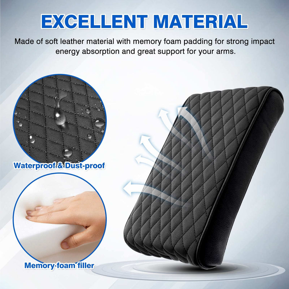 Autorder easy-install center console cover fits in seconds and removes for cleaning.