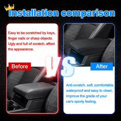 Autorder soft leather armrest cushion adds premium touch and comfort to Tacoma interior