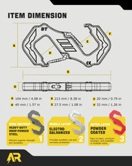 AUTORICH S-tow hook compact recovery tool fits tight spaces