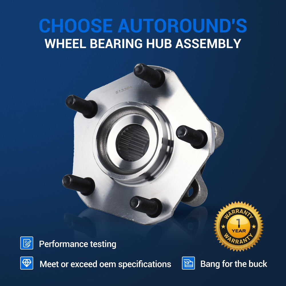 Autoround 513364 5-lug flange detail for precise alignment