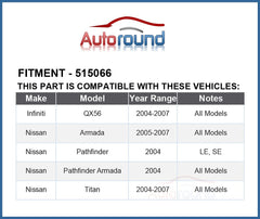 Autoround 515066 replacement hub assembly with OEM-like fit