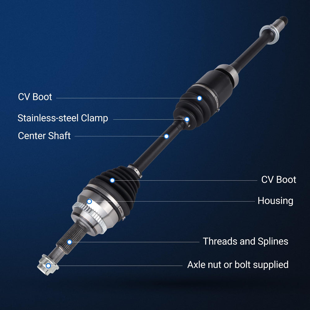 Autoround 665265 CV axle outer joint closeup with precision machining for smooth operation