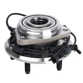 Autoround front wheel bearing and hub assembly on Jeep Wrangler showing fit for 2011-2017 models