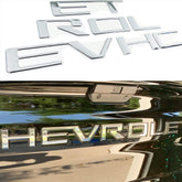Auto Safety tailgate 3D ABS emblem in chrome finish enhances style and durability.