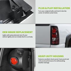 AUTOSAVER88 tail light housing made of durable ABS material
