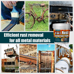 Autosel 70.5 oz bottle offers large-scale rust treatment coverage.