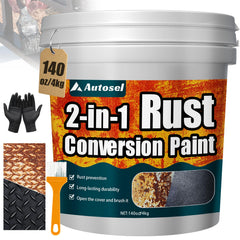 Autosel Ultra 2-in-1 use on heavy equipment for rust stopping on steel