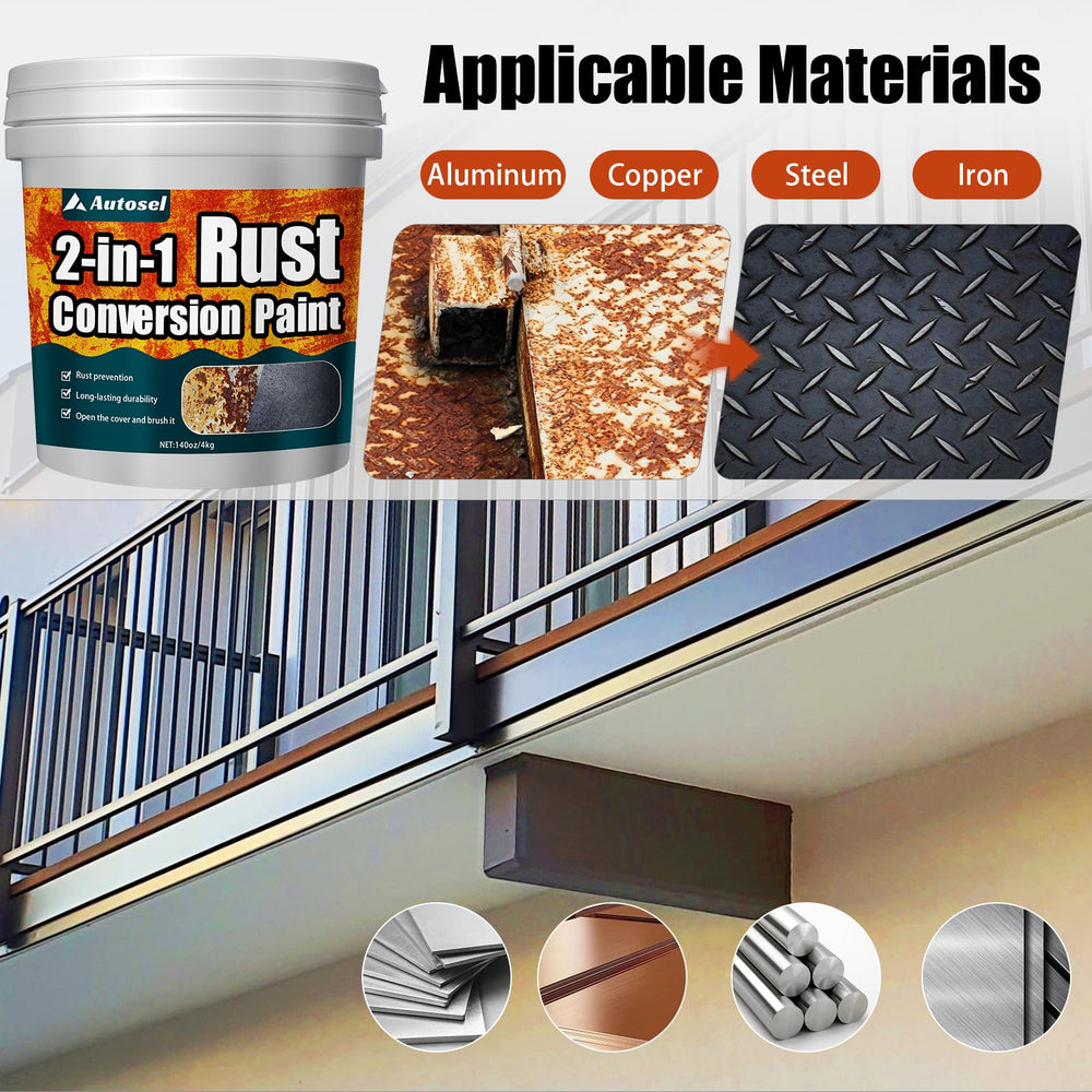 Autosel Ultra 2-in-1 coating covering large metal area for high coverage