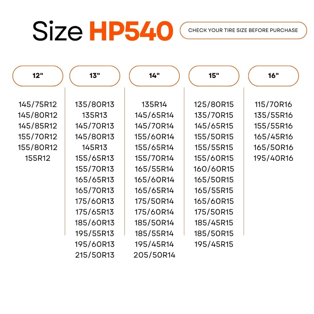 AUTOSOCK HP540 lightweight design eases handling and storage after winter use.