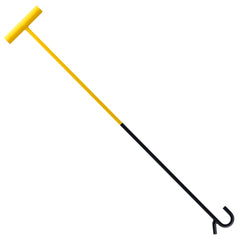 AUTOSwpozo 5th Wheel Pin Puller, 32-inch chrome tool for easy wheel release.